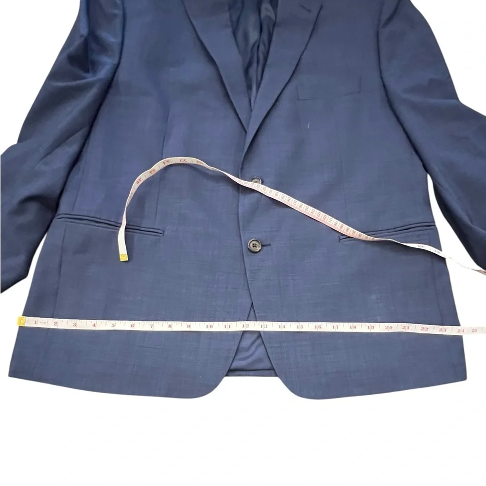 Lauren Ralph‎ Lauren Men's Navy Blue Wool Blazer 2 Button 44S Business Formal